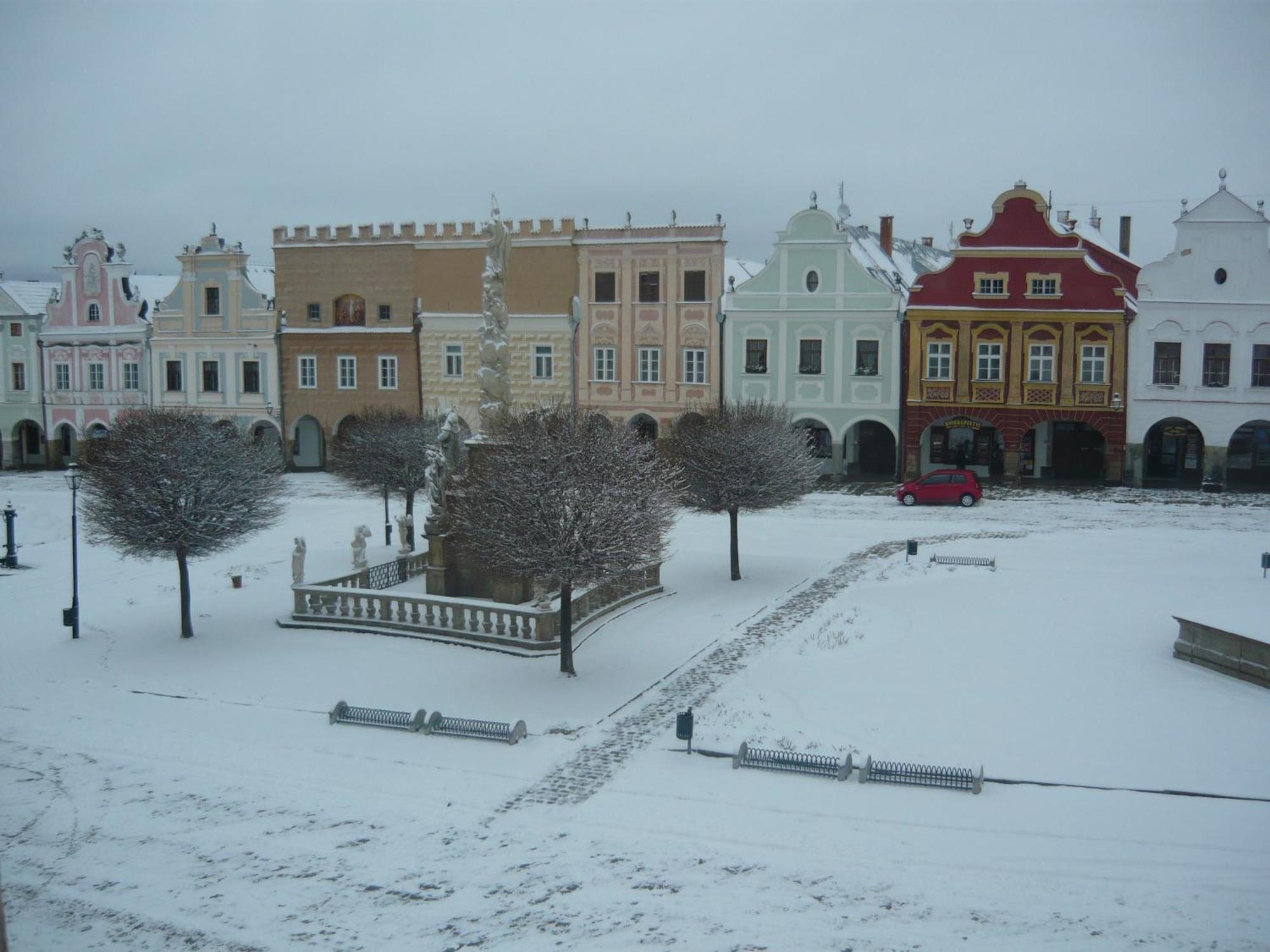 Kotrba Privat Hotel Telc Bagian luar foto